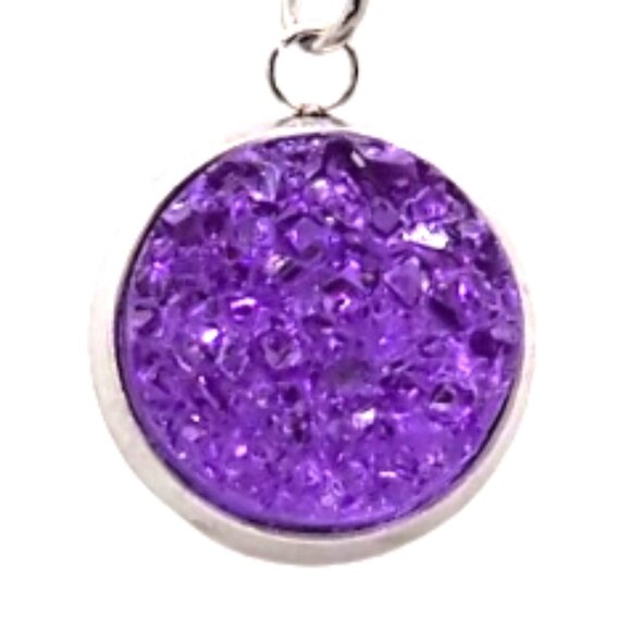 Purple Ice Earrings - Picture 3 of 4